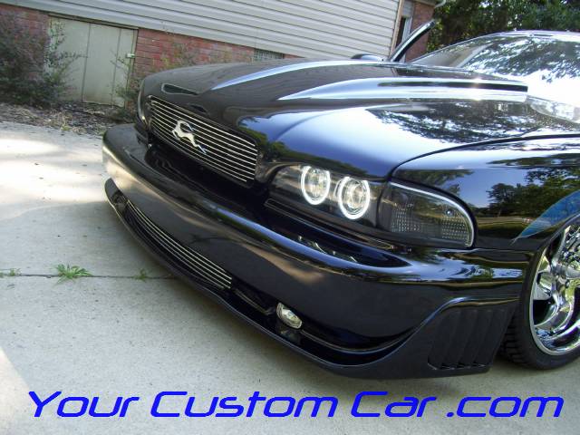 This shows the modifications on the front of my 1996 Impala SS and the