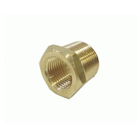 air fitting reducer, 1/2 male, 3/8 female, npt, fitting, air suspension, nickel plated