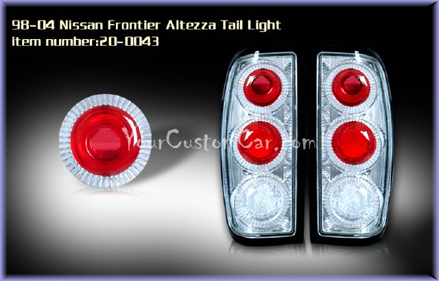 nissan frontier tail lights, custom tail lights, custom minitruck taillight, nissan frontier tail light, custom frontier, nissan taillights