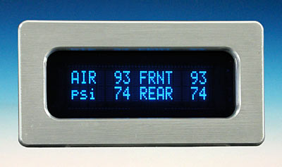 air pressure gauge, dakota digital, 19-4-5-hp, digital air gauge, tank pressure, air bag pressure