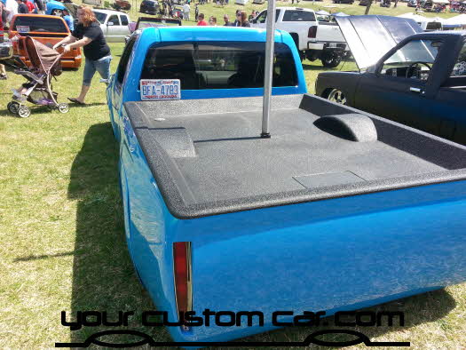 layed out at the park, 2013, yourcustomcar, truck show, car show, custom colorado, stripper pole