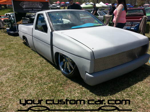 layed out at the park, 2013, harbody with suicide doors, yourcustomcar, truck show, car show