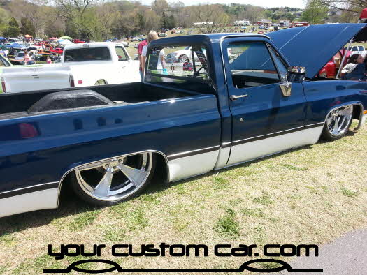 layed out at the park, 2013, laid out square body, yourcustomcar, truck show, car show