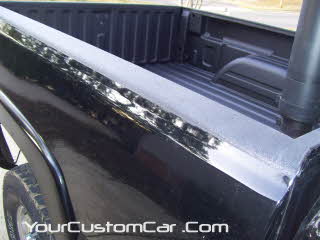 shave bed rails, shave stake holes, shave chevrolet, silverado stake holes, weld holes in truck bed