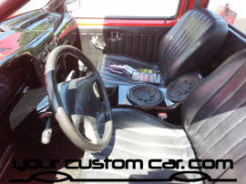 custom center console, friends in low places, car show