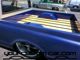 wooden bed c10, friends in low places, car show