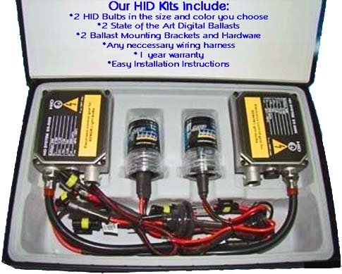 hid lights, hid kit, xenon, conversion kit, for cars, custom head lights, 9004, hi, low, beam
