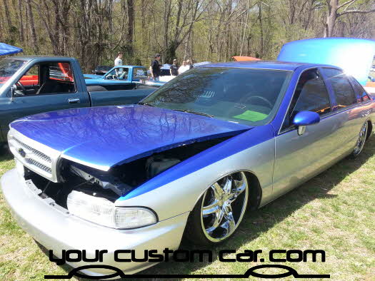 layed out at the park, 2013, yourcustomcar, truck show, car show, custom caprice