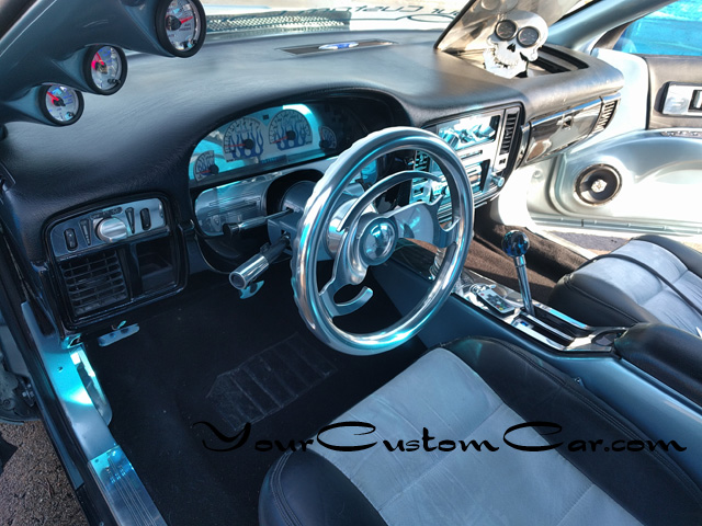 custom impala ss interior.