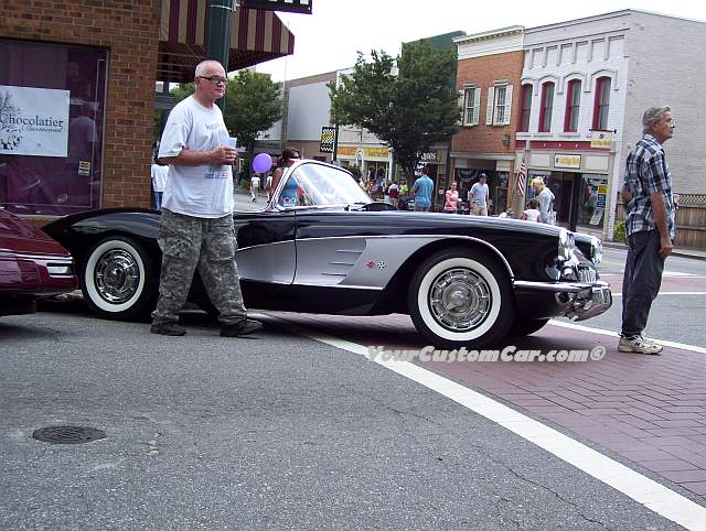 Classic Black Corvette