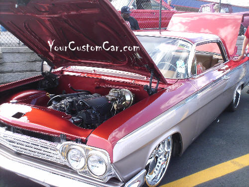 Red and Silver 62 Impala