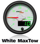 custom gauge white face 7 color led max tow