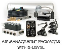 AccuAir Air Management Packages with E Level Controller